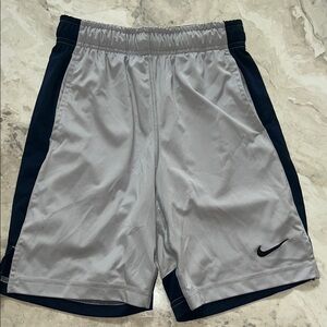 Nike Kids Gray and Black Athletic Shorts